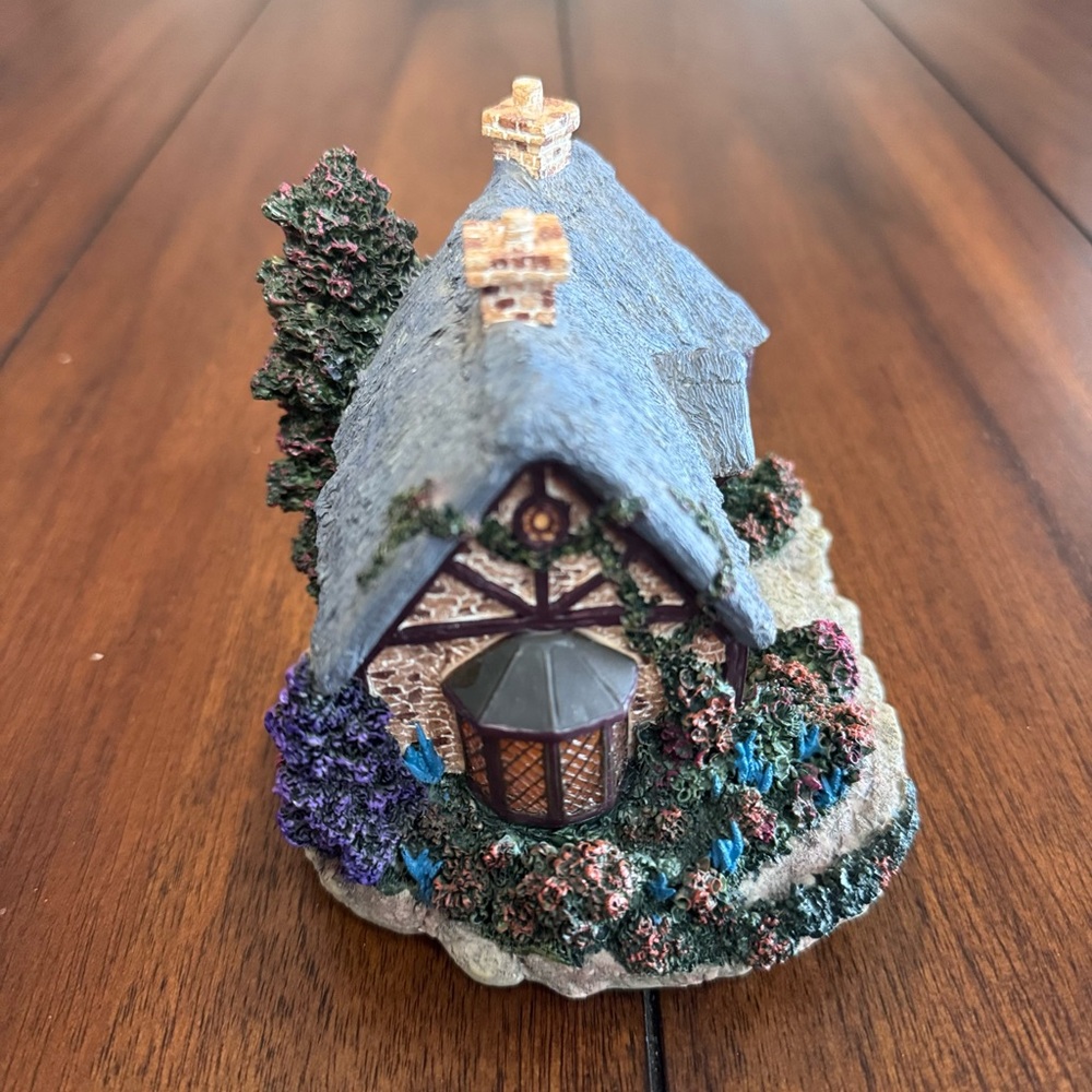 Thomas Kinkade Vintage Cottage Lighted Building Cottagecore Nostalgia - Picture 2 of 9